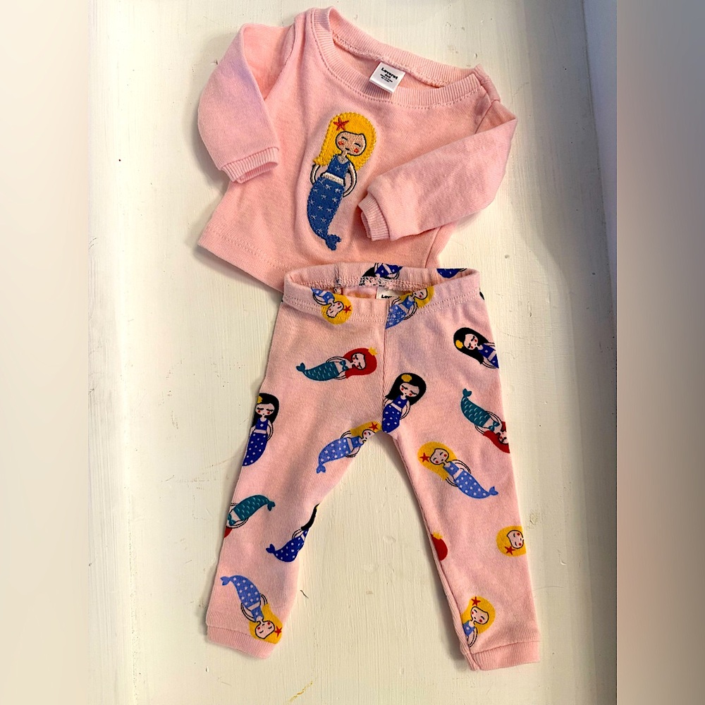 Pink Mermaid Doll Pajamas (Fits American Girl Doll)